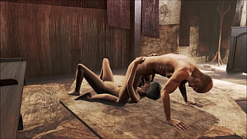 Preview 4 of Muscle Black Cock - Fallout 4 Good Church