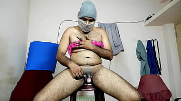 Preview 2 of Pakistan Private Xxx Vedeo - Sitting and masturbate a uncut dick on top