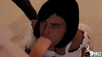 Preview 3 of Gral 18 Y - 2D &amp_ 3D MILF takes BBC in every hole