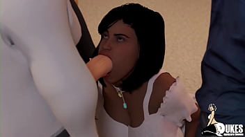 Preview 4 of Gral 18 Y - 2D &amp_ 3D MILF takes BBC in every hole