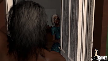 Preview 1 of Nv I - Church ladies have an orgy inside the church