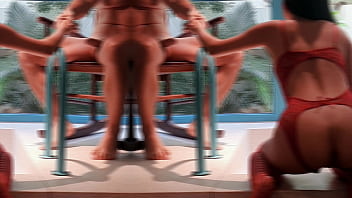 Preview 1 of Pits Arab - Wild Asian babe gets her juicy cock