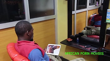 Preview 1 of Jav Hd Net Sex - The fantasy at the hair salon with the pretty sexy neighborhood girl getting licked and fucked by her hairdresser publicly in front of clients.  The sexy barber with a well-groomed black beard and a big dick.  cost.  exclusive on xvideos on the African Bi