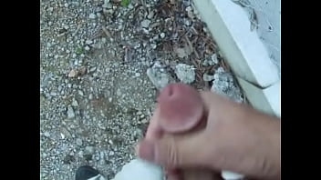 Preview 4 of Love Mon - Jerking off outside at work