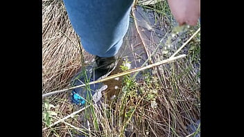 Preview 3 of 15 Kids - Pissing in the mud