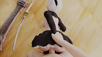 Preview 4 of Yaniss Epik Vs Djamila Hijab - [ 2b The Maid ]