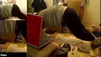 Preview 1 of Ging Italy - Doing some exercises(2022-06-22,  3 days since last orgasm)