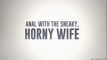 Preview 4 of Silk Night Dress Sex - Anal With The Sneaky,  Horny Wife - Katalina Kyle / Brazzers  / stream full from www.zzfull.com/hornywife