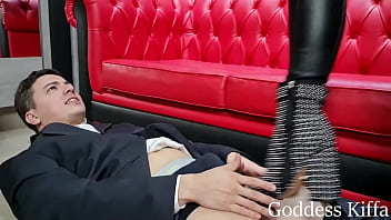 Preview 3 of Nepali Xxxxvideocom - Goddess Kiffa and Mr Pine - Sexy Dominatrix Therapy-Fantasy gave a loser the treatment he deserves - CUCKOLD - HARD FOOT SLAP - SHOE WORSHIP - BOOTS - FOOT DOMINATION - FOOT HUMILIATION - SOLES - CBT - BALLBUSTING - DIRT FEET - BDSM - SLAP -