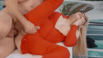 Preview 4 of Alixas Texas Anal - (Izzy Wilde) Keeps (Pierce Paris) Cum Inside Her Ass Squirts It On Her BF&#039_s Face - Trans Angels