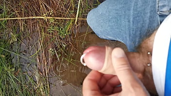 Preview 4 of Hart Licking Vagina - cumshot in the mud