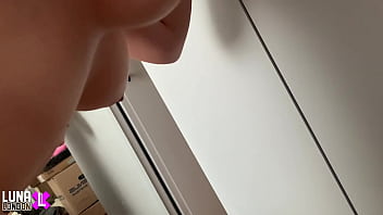 Preview 3 of Jilbab Hijab Sex - I got ALL of his CUM out of his cock with my MAGICAL HANDS and BIG TITS