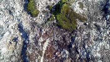 Preview 4 of Indian And Foreign Boy - Naked in the rocks and piss