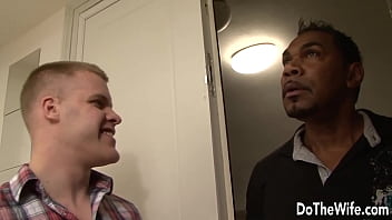 Preview 1 of Jamal Sex Videos - Adele Sunshine Makes Her Cuck Husband Lick as She Takes BBC up Her Ass