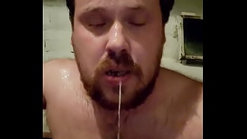 Preview 3 of Usa Onlinerenata - fresh cum from my cock on my face and in my mouth!