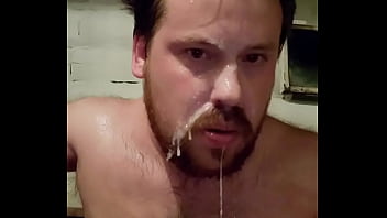 Preview 4 of Usa Onlinerenata - fresh cum from my cock on my face and in my mouth!