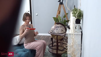 Preview 1 of Xxxxxx Xxxxxxbf - Stella Bliss - The guy caught his girlfriend with a vibrator