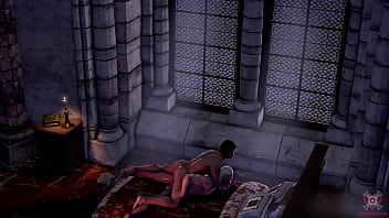 Preview 1 of Dirty Violence - FULL: Eskel tops Geralt [Obbi-mation]