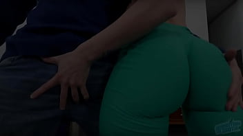 Preview 4 of Bollywood Movie Heroinesxxx - INCREDIBLE CAMELTOE and DEEP Bubble Butt Skinny Babe in Tight Leggings