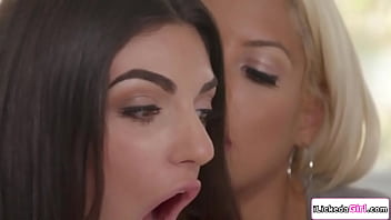 Preview 2 of Brother And Sister Sil Pack - Lesbian stepdaughter facesitting her big tits new stepmom