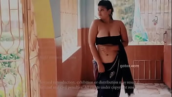 Preview 4 of Gangroup Teen - Benzir Islam 01 Black Saree - Naari Magazine Hot Modeling-3