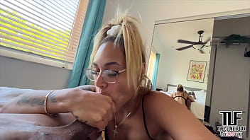 Preview 2 of Armiy Cutie - CUTE LATINA WITH GLASSES EARNS HUGE LOAD