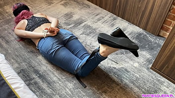 Preview 1 of Semles Xvideo - Tied up stepsister gives me the best footjob of my life