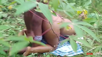 Preview 4 of Cajall Xxxnxxxxx - Good doggystyle with my BBW babe outdoor