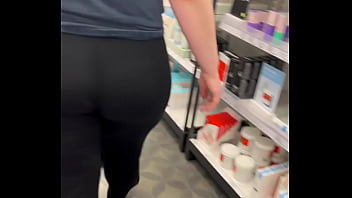 Preview 1 of Omg So Taboo Omg - Beautiful Girl Wears See Thru Leggings To Show Her Big Bubble Butt In Public