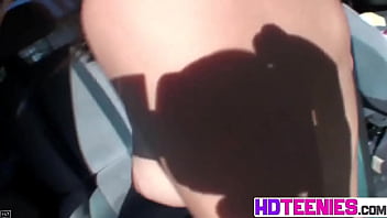 Preview 2 of Andey Sex Hd Hd Hd - Hot Russian Babe with Natural tits Blowjob Fucking POV at Car