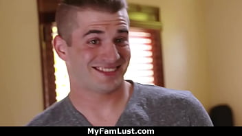 Preview 1 of Son Chick Fuck Mom - Stepson Caught Sneaking Into Stepmom&#039_s Private Time - Katie Morgan