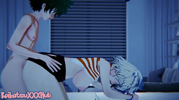 Preview 2 of Mummy Anal Beautiful - House Cleaning | Deku fucks Mama Bakugo BNHA Hentai