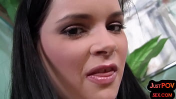 Preview 1 of I Romantic - POV amateur teen talks dirty and closeup sucks n rides cock