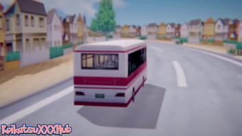 Preview 1 of Seachpracis Sek - The Bus Ride | Futa Mei Hatsume fucks Himiko Toga BNHA Hentai