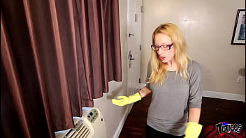 Preview 1 of Jordi Uvey Anne Sex - Angry blonde white girl confronts black guy upstairs and gets dicked down rough and hard