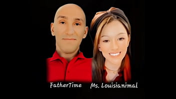 Preview 1 of A Thief Fucks A Girl - Ms. Louisianimal &amp_ FatherTime. Im playing and showing off his big Cock