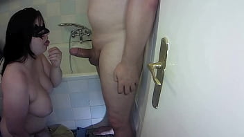 Preview 4 of Lipkis Sex Video - Horny stepmother drain me secretly in the bathroom