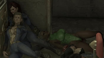 Preview 1 of Asian Marks - Fallout 4 ryona 2