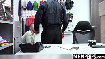 Preview 1 of Brother Sister In Home Sax - Officer Performs Strip Search and Deep Cavity Search on Straight Shoplifting Suspect - Menperps