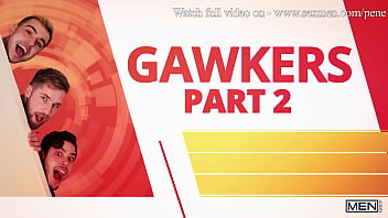Preview 4 of Sister And Brotherhot - Gawkers Part 2 / MEN / Thyle Knoxx ,  Sean Peek,  Malik Delgaty,  Dex Parker  /  - Follow and watch Malik Delgaty at www.men.com/malik