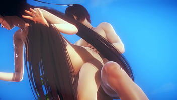 Preview 4 of Mia Khalifa Hairy Pussy - Genshin Impact Hentai - Hu Tao Blowjob and Fucked with creampie uncensored - Japanese Asian Manga Anime Film Game Porn