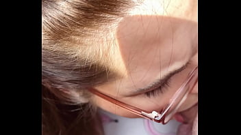 Preview 2 of Cherokee D Ass Pornhub - Going Bananas - Vertical POV - Sarah Sucks and gets fucked - Cumshot in Mouth and Face