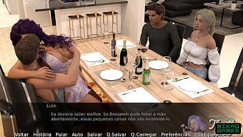 Preview 3 of Robert Julia - My employees Family ep 19 Comi minha Nora Safada no Jantar diante do Marido