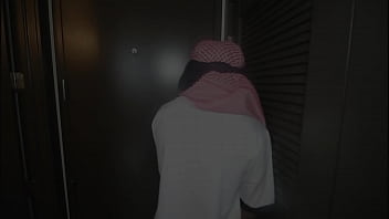 Preview 1 of New Nepali Video From Youtube Bf - Midget size white girl takes big Arab cock in her mouth for the first time and swallows cum
