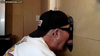 Preview 1 of Hard Abusing - Old and fat american guy visits gloryhole