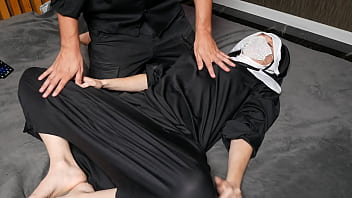 Preview 1 of Mom Sex Alura Jonson - the pastor casts the demon out of the nun with a fisting. she really liked. nymphomaniac screaming loudly at orgasm