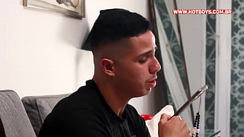 Preview 1 of Pk Boys Xxx Video - Playboy safado dando para dois BBC