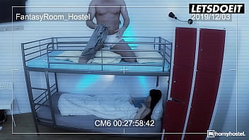 Preview 2 of Voly Bal - HORNY HOSTEL - Phat Ass Czech Slut (Lady Dee) Sucks And Fucks Her Roommate&#039_s Fat Cock (FREE FULL SCENE)