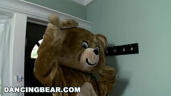 Preview 1 of Beautiful Girl Boobs - DANCING BEAR - Bold Bitches Binging On Swinging Richards @ Lit CFNM Party!