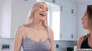 Preview 1 of House Wife Sex In Thife - Brunette facesitted by gf while fucked